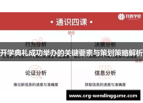 开学典礼成功举办的关键要素与策划策略解析