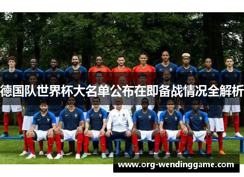 德国队世界杯大名单公布在即备战情况全解析