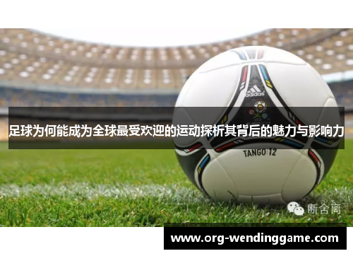 足球为何能成为全球最受欢迎的运动探析其背后的魅力与影响力