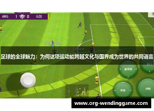足球的全球魅力：为何这项运动能跨越文化与国界成为世界的共同语言